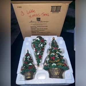 Decorative home interior Christmas trees